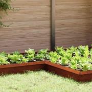 vidaXL Snigelfence Rostig 10 x 10 x 25 cm Väderbeständig stål