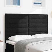 vidaXL Huvudgavel Svart 160 cm tyg