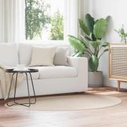 vidaXL Områdesmattor HUARTE Beige 120 x 170 cm Polyester