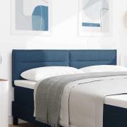 vidaXL Huvudgavel Blå 160 cm tyg