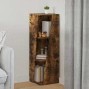 vidaXL Sidobrett Rökt ek 33 x 32 x 100,5 cm Konstruerat trä