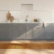 vidaXL Matta rektangulär brun 60x1000 cm bambu