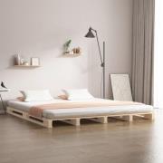 vidaXL Pallsäng 120x190 cm massiv furu