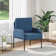 vidaXL Soffor med kudde 55cm Blå Plywood