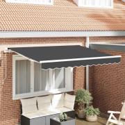 vidaXL Markisväv Antracit 3 x 2 m Polyester