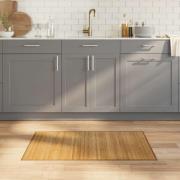 vidaXL Matta rektangulär naturlig 60x100 cm bambu