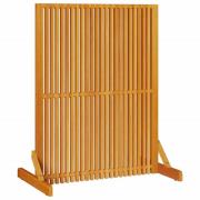 vidaXL Avskärmningsskärm Brun 79,5 x 50 x 110 cm Massivt Akaciaträ