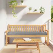 vidaXL Pallkudde Grå 180 x 40 x 8 cm Oxford Tyg