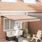 vidaXL Markisram Blå och Orange 300 x 250 cm