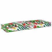 vidaXL Kudde Blommor Flerfärgsdesign 110 x 40 x 8 cm Oxford Tyg