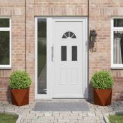 vidaXL Planteringskärl 2 pcs Rostig 40 x 40 x 40 cm