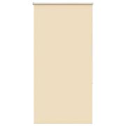 vidaXL Rullgardin mörkläggningsbar beige 70x175 cm tyg bredd 65,7 cm
