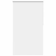 vidaXL Rullgardin mörkläggningsgardin vit 130x210 cm tyg bredd 126,6cm