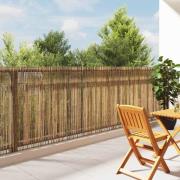 vidaXL Bambustängsel Naturfärg 400 x 125 cm Bambu