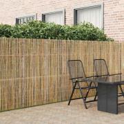 vidaXL Bambustängsel Naturfärg 500 x 150 cm Bambu
