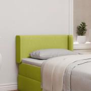 vidaXL Sänggavel Öra Grå 80 x 16 x 4 cm tyg