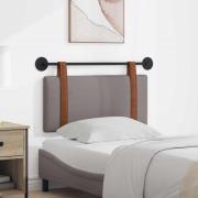 vidaXL Hängande Huvudgavel Väggmonterad Taupe 100 x 55 x 5 cm Antik PU