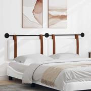 vidaXL Hängande Huvudgavel Väggmonterad Vit 190 x 55 x 5 cm Antik PU