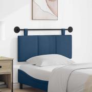 vidaXL Hängande Huvudgavel Väggmonterad Randig Blå 110 x 55 x 5 cm tyg