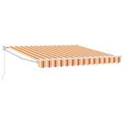 vidaXL Utdragbar markis Gul 300 x 250 cm 100% Polyester och Aluminium