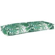 vidaXL Kudde Löv Bladmönster 100 x 40 x 8 cm Oxford Tyg