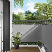 vidaXL Balkong Skärm Ljusgrå 100 x 600 cm Oxford Tyg