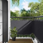 vidaXL Balkong Skärm Antracit 100 x 600 cm Oxford Tyg