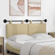 vidaXL Hängande Huvudgavel Ljust gröngrå 150 x 55 x 5 cm Kordread tyg