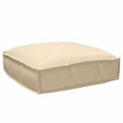 vidaXL Kudde Beige 50 x 50 x 12 cm Oxford Tyg
