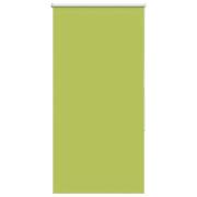 vidaXL Rullgardin mörkläggning blad grön 70x130 cm tyg bredd 65,7 cm