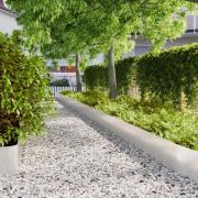 vidaXL Rabattkanter 10 st 25x103 cm rostfritt stål