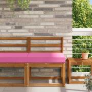 vidaXL Utomhus Soffa Kudde Rosa 60 x 60 x 8 cm Polyester