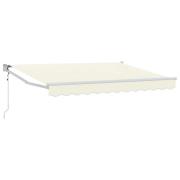 vidaXL Elektrisk Retraktabel Markis Kräm 3,5 x 2 m