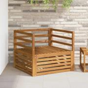 vidaXL 2 Stycke Sofa med armstöd Naturfärg