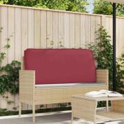 vidaXL Kudde Vinröd 120 x 60 x 12 cm Oxford Tyg