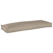 vidaXL Kudde Taupe 110 x 40 x 8 cm Oxford Tyg