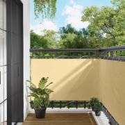 vidaXL Balkong Skärm Sand 100 x 700 cm Oxford Tyg