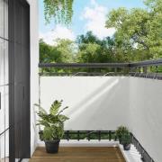 vidaXL Balkong Skärm Vit 100 x 700 cm Oxford Tyg