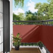 vidaXL Balkong Skärm Terracotta 100 x 600 cm Oxford Tyg