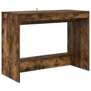 vidaXL Skrivbord för säng Rökt ek Konstruerat trä 100 x 45 x 75 cm