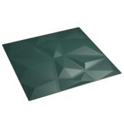 vidaXL Väggpaneler 48 pcs Grön 50 x 50 cm XPS Skum