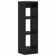 vidaXL Sidokabinett Svart 40 x 40 x 100 cm Konstruerat trä