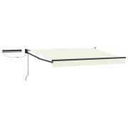 vidaXL Elektrisk Retraktabel Markis Kräm och antracit 3 x 2 m