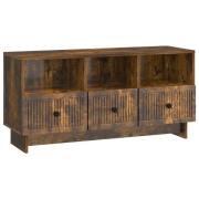 vidaXL TV-skåp med låda Rökt ek 102 x 34,5 x 50 cm Konstruerat trä