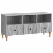 vidaXL TV-skåp Grå Sonoma 102 x 34,5 x 50 cm Konstruerat trä