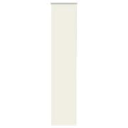 vidaXL Rullgardin mörkläggning naturvit 45x230 cm tygbredd 40,7 cm