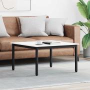 vidaXL Kaffeebord Vit 80 x 80 x 45 cm Massiv furu