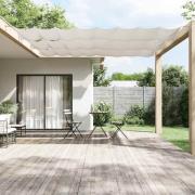vidaXL Markis vertikal vit 180x1200 cm oxfordtyg