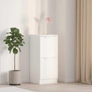 vidaXL Skåp vit 30x30x70 cm konstruerat trä