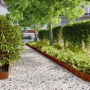 vidaXL Rabattkanter 50 st 15x103 cm flexibelt cortenstål